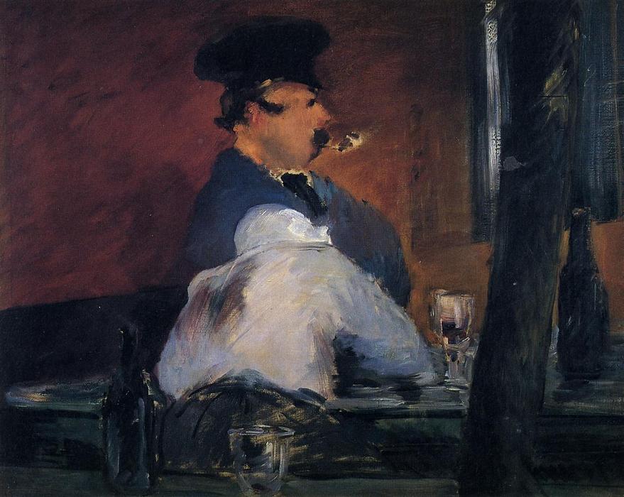 Buy Museum Art Reproductions The Tavern (also known as Open Air Cabaret), 1878 by Edouard Manet (1832-1883, France) | ArtsDot.com