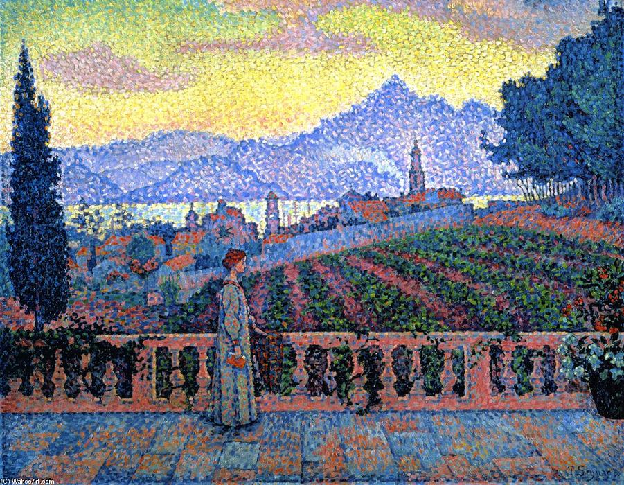 Order Artwork Replica The Terrace, Saint-Tropez, 1898 by Paul Signac (1863-1935, France) | ArtsDot.com