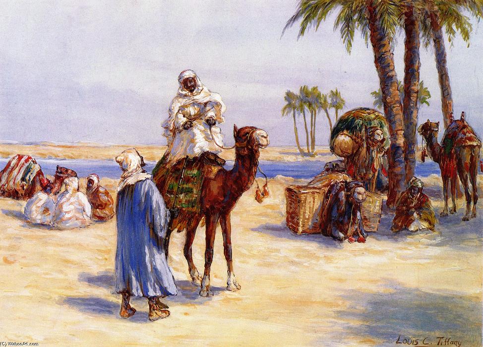 Order Art Reproductions Travelers near Cairo by Louis Comfort Tiffany (1848-1933, United States) | ArtsDot.com