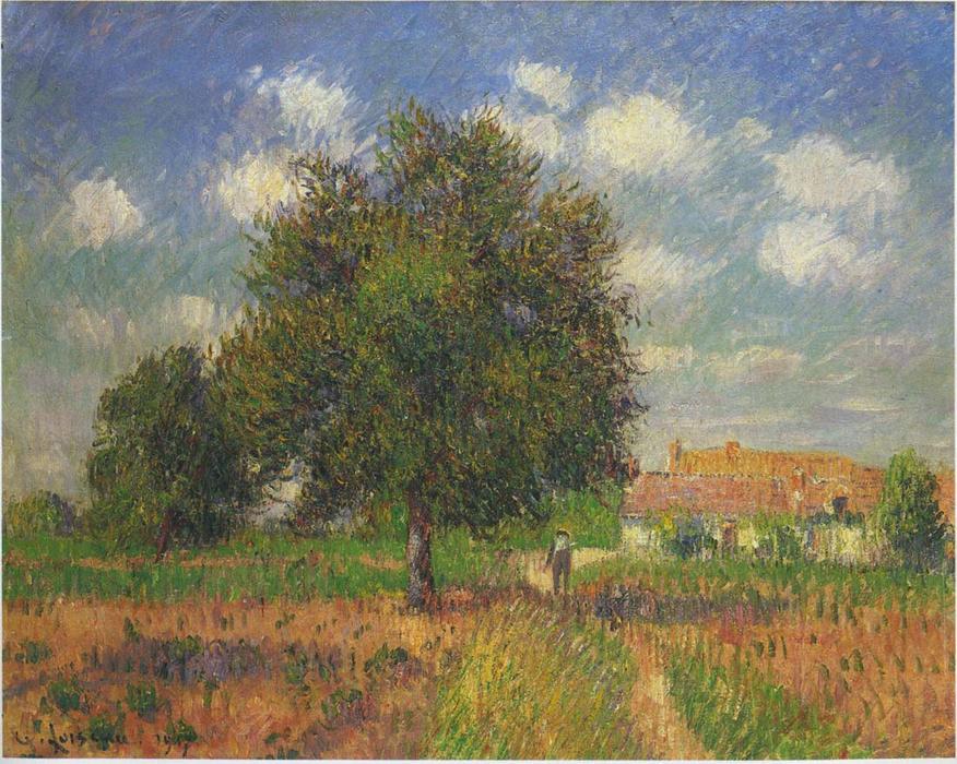 Order Artwork Replica Tree by the Field at Ble, 1917 by Gustave Loiseau (1865-1935, France) | ArtsDot.com