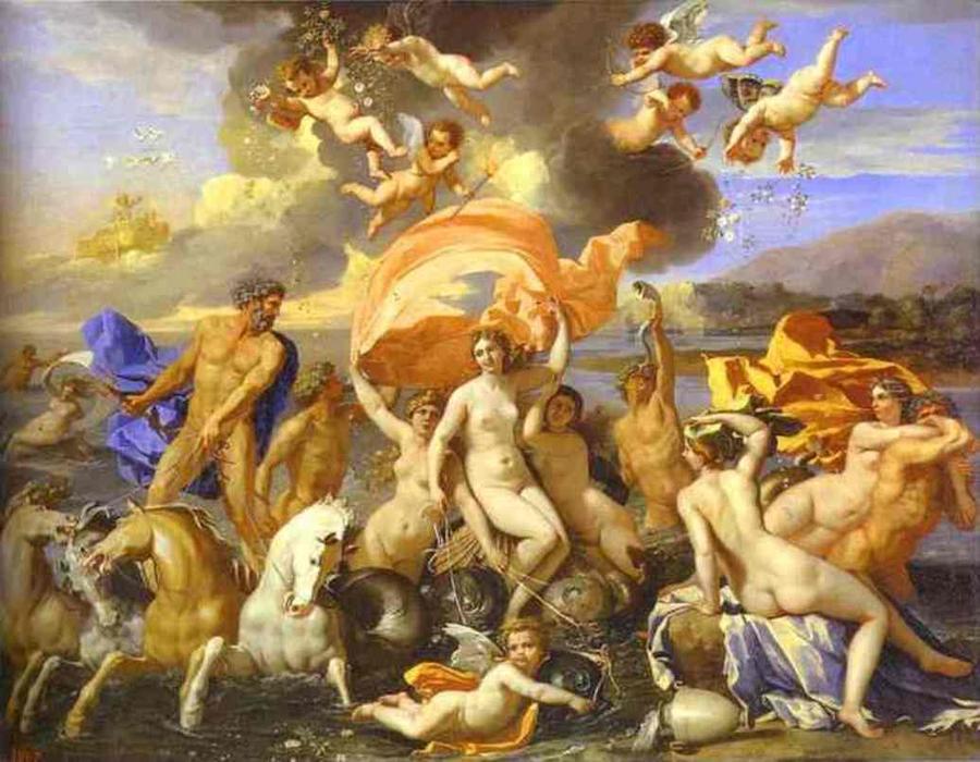 Buy Museum Art Reproductions Triumph of Neptune and Amphitrite, 1634 by Nicolas Poussin (1594-1665, France) | ArtsDot.com