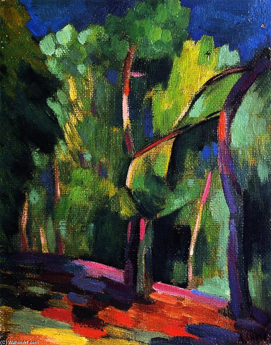 Order Art Reproductions Undergrowth, 1911 by Andre Lhote (Inspired By) (1885-1962, France) | ArtsDot.com