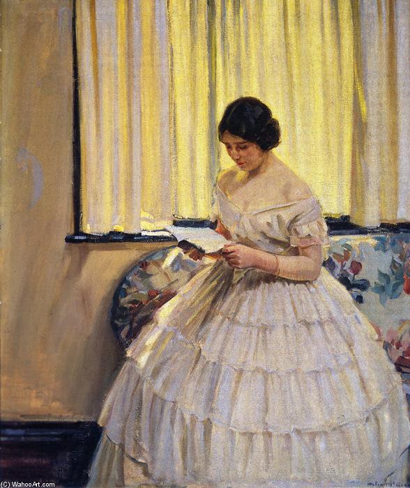 Order Paintings Reproductions The Victorian Dress, 1914 by Helen Galloway Mcnicoll (1879-1915, Canada) | ArtsDot.com