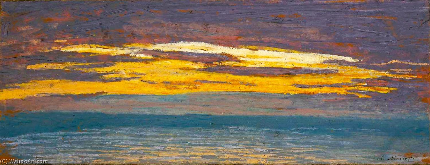 Order Artwork Replica View of the Sea at Sunset, 1862 by Claude Monet (1840-1926, France) | ArtsDot.com