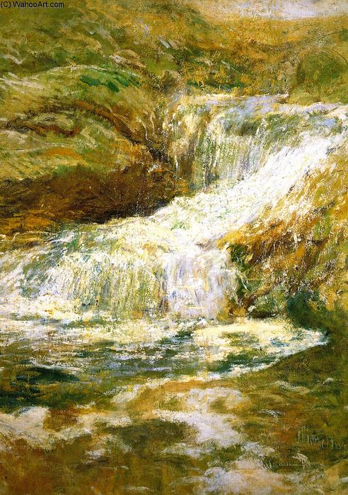 Buy Museum Art Reproductions The Waterfall, 1890 by John Henry Twachtman (1853-1902, United States) | ArtsDot.com
