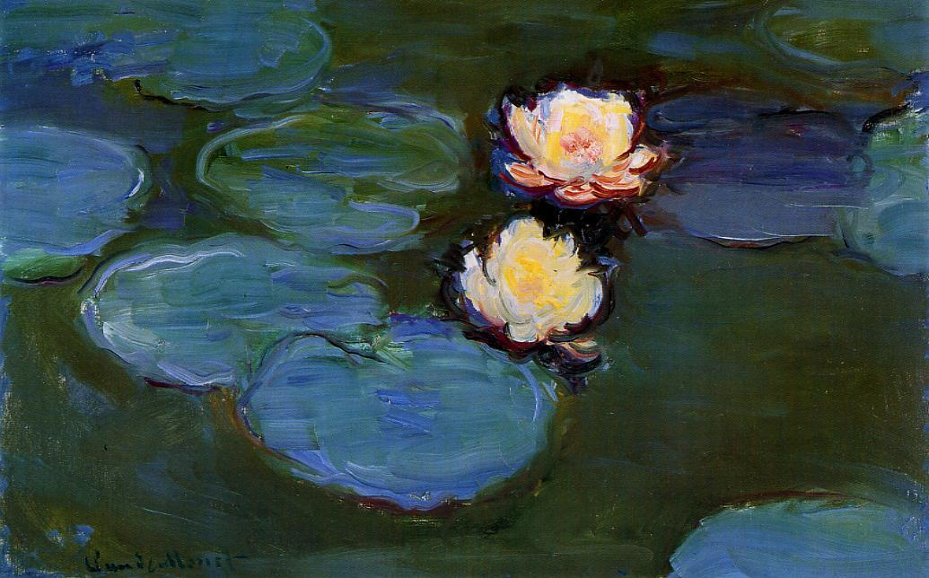 Ordinare Riproduzioni Di Quadri Water-Lilies, 1897 di Claude Monet (1840-1926, France) | ArtsDot.com