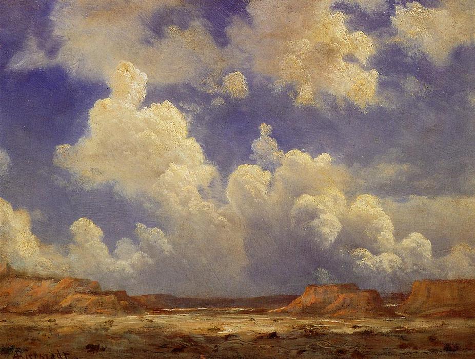 Order Oil Painting Replica Western Landscape by Albert Bierstadt (1830-1902, Germany) | ArtsDot.com