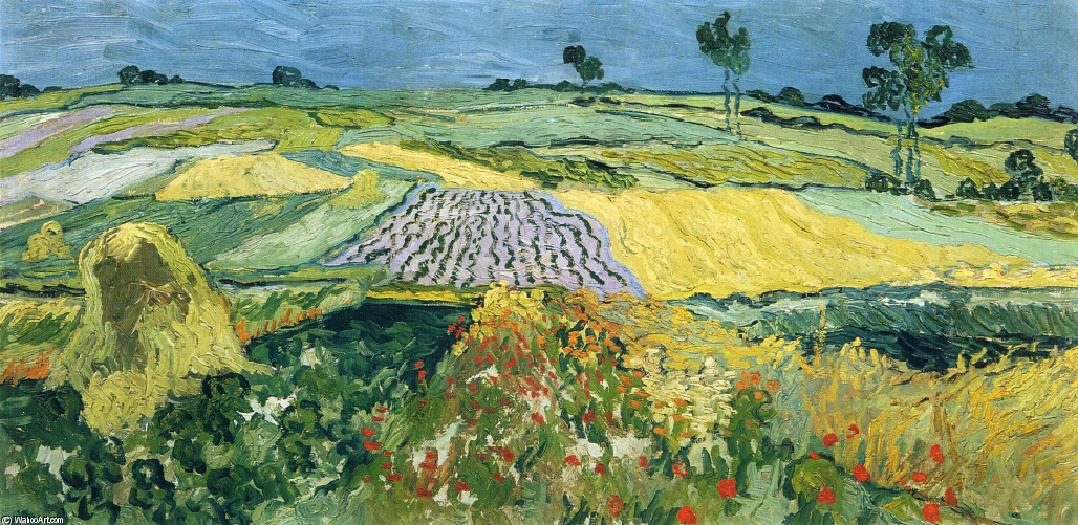 Acheter Reproductions D'art De Musée Terrains de blé, 1890 de Vincent Van Gogh (1853-1890, Netherlands) | ArtsDot.com