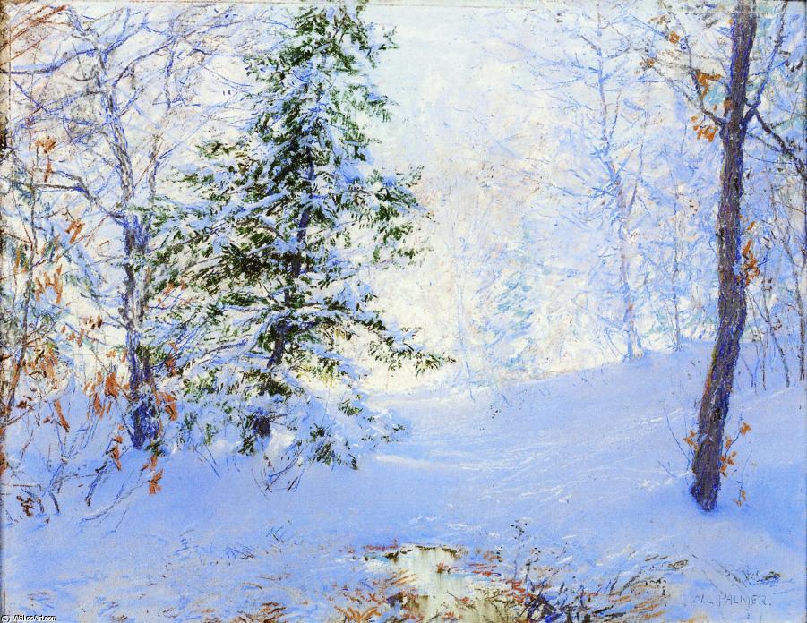 Buy Museum Art Reproductions Winter Study by Walter Launt Palmer (1854-1932, United States) | ArtsDot.com