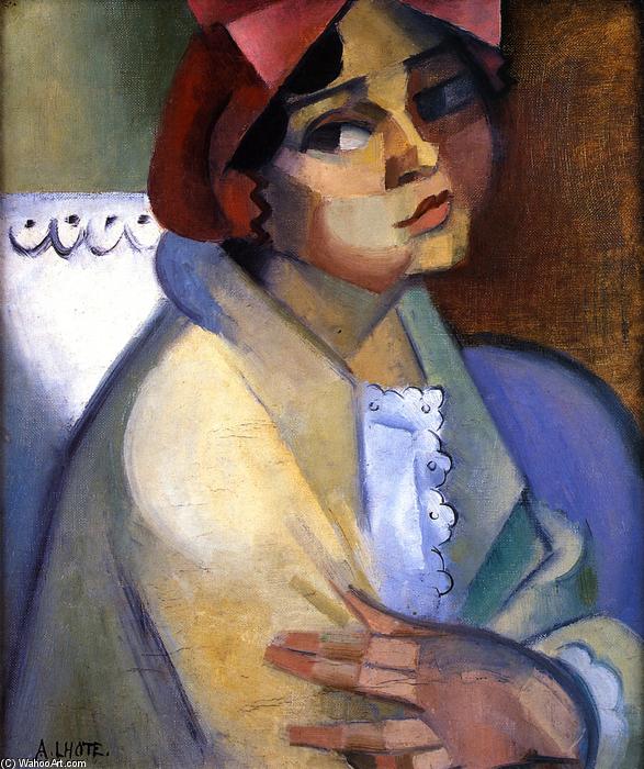 Buy Museum Art Reproductions Woman in a Bonnet, Sulking, 1914 by Andre Lhote (Inspired By) (1885-1962, France) | ArtsDot.com