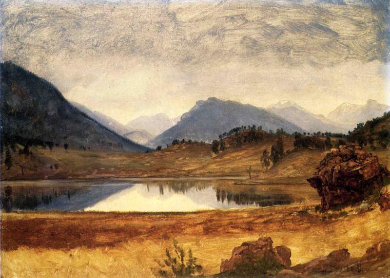 Order Artwork Replica Wind River Country by Albert Bierstadt (1830-1902, Germany) | ArtsDot.com