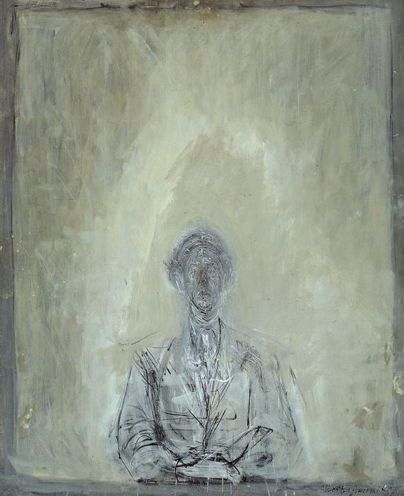 Order Paintings Reproductions Isaku Yanaihara, 1956 by Alberto Giacometti (Inspired By) (1901-1966, Switzerland) | ArtsDot.com