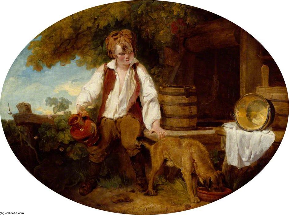Buy Museum Art Reproductions A Peasant Boy by Francis Wheatley (1747-1801, United Kingdom) | ArtsDot.com