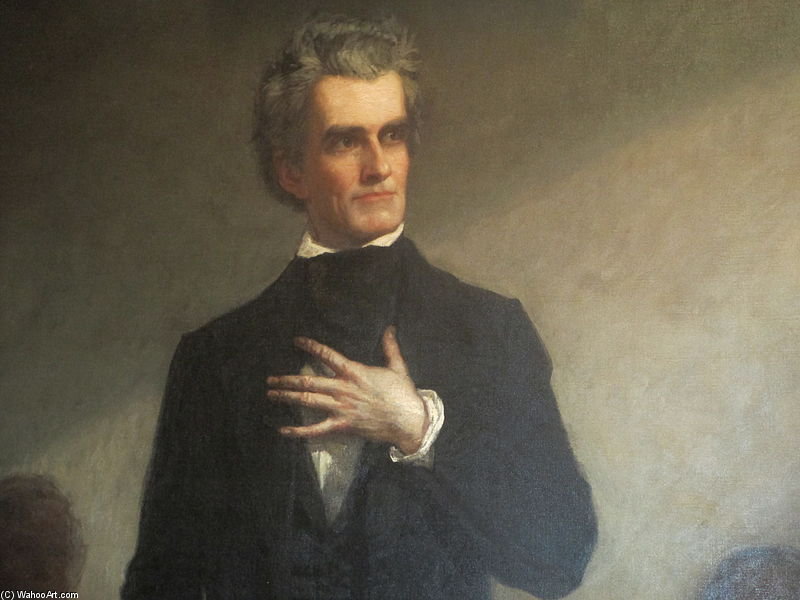 Buy Museum Art Reproductions Portrait Of John C. Calhoun - by George Peter Alexander Healy (1813-1894, United States) | ArtsDot.com
