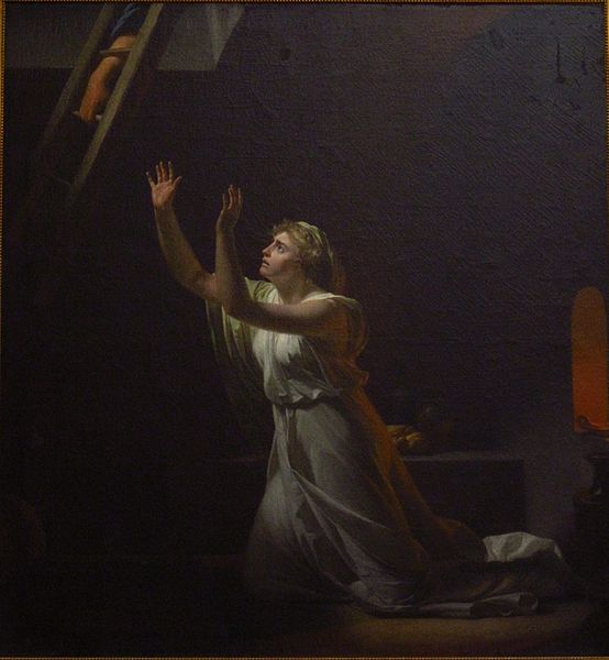 Order Art Reproductions The Torture Of A Vestal by Henri Pierre Danloux (1753-1809, France) | ArtsDot.com