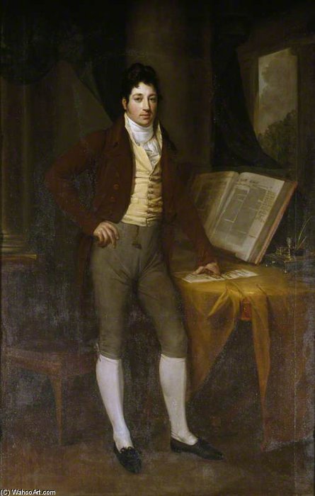 Order Paintings Reproductions Somerset Lowry-corry by Hugh Douglas Hamilton (1740-1808, Ireland) | ArtsDot.com
