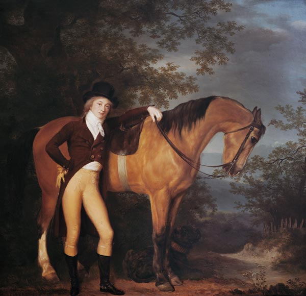 Order Artwork Replica Self-portrait With Horse by Jacques Laurent Agasse (1767-1849, Switzerland) | ArtsDot.com
