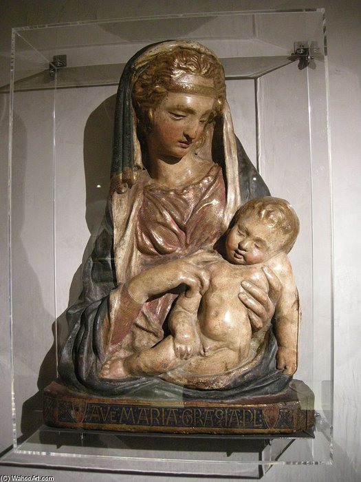 Buy Museum Art Reproductions Madonna Col Bambino by Nanni Di Bartolo (1419-1451) | ArtsDot.com