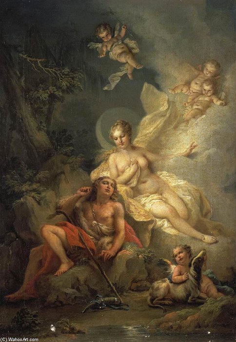 Buy Museum Art Reproductions Diana And Endymion by Stefano Torelli (1712-1784, Italy) | ArtsDot.com