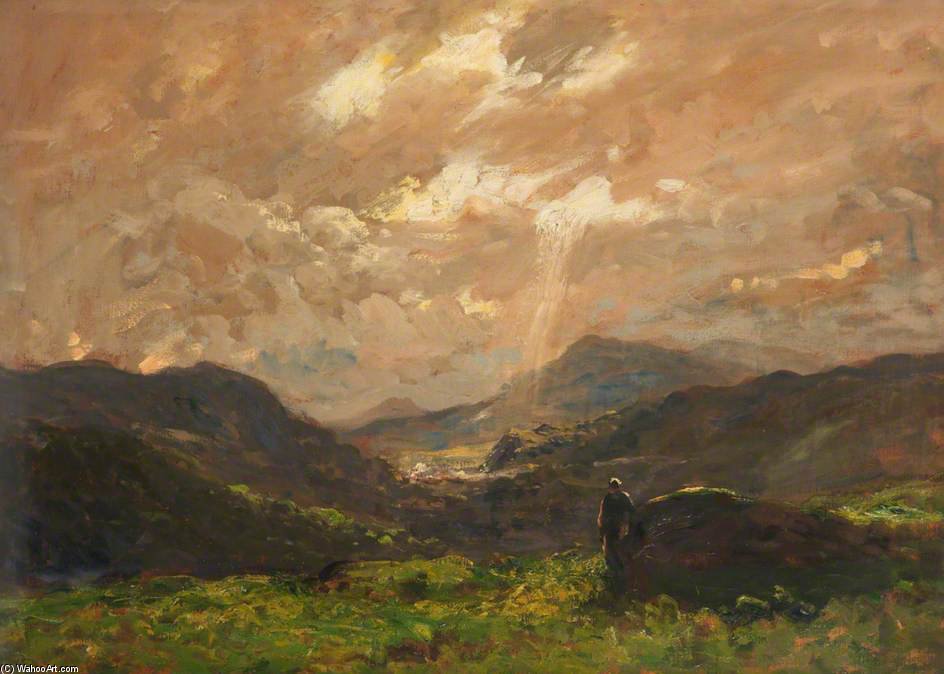 Order Oil Painting Replica The Valley Of Sunshine by Thomas E Mostyn (1864-1930) | ArtsDot.com