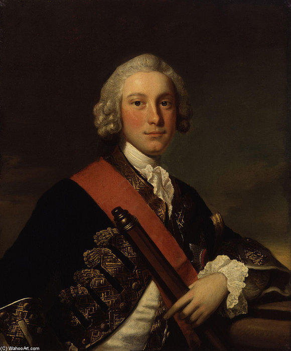 Order Paintings Reproductions Sir George Pocock by Thomas Hudson (1701-1779, United Kingdom) | ArtsDot.com