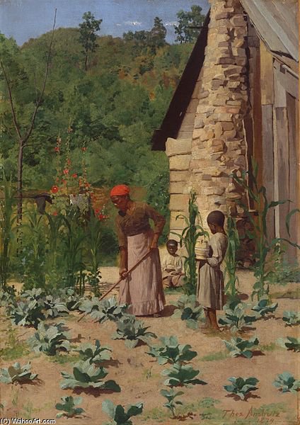 Order Oil Painting Replica The Way They Live by Thomas Pollock Anshutz (1851-1912, United States) | ArtsDot.com