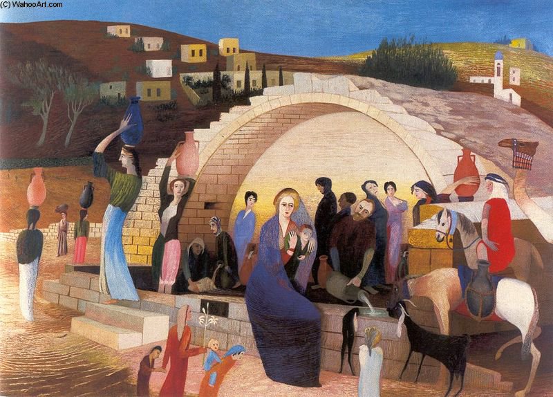 Buy Museum Art Reproductions Maria`s Will In Nazareth by Tivadar Kosztka Csontváry | ArtsDot.com