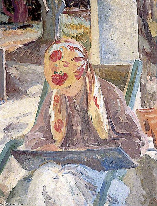 Buy Museum Art Reproductions A Girl Reading by Vanessa Bell (Inspired By) (1879-1961, United Kingdom) | ArtsDot.com