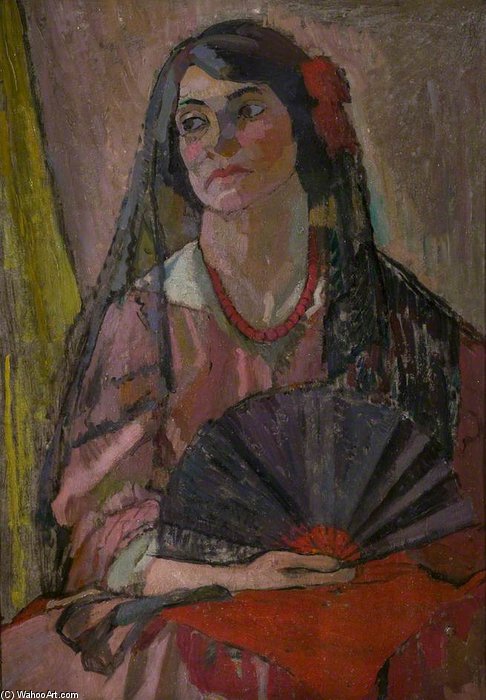 Order Oil Painting Replica The Spanish Lady by Vanessa Bell (Inspired By) (1879-1961, United Kingdom) | ArtsDot.com