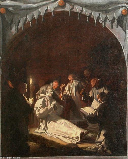 Order Oil Painting Replica Mort De Saint Bruno by Vicente Carducho (1576-1638, Italy) | ArtsDot.com