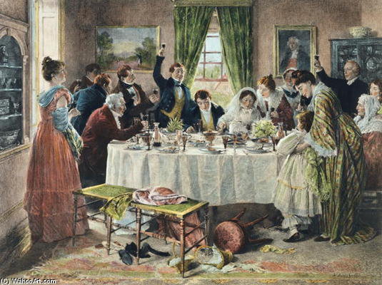 Order Art Reproductions Health To The Bride by Walter Dendy Sadler (1854-1923, United Kingdom) | ArtsDot.com