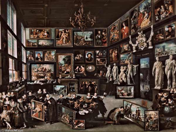 Order Oil Painting Replica The Gallery Of Cornelis Van Der Geest by Willem Van Haecht (1593-1637, Belgium) | ArtsDot.com