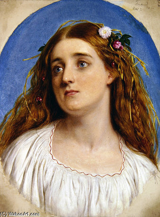 Buy Museum Art Reproductions Ophelia by William Gale (1823-1909, United Kingdom) | ArtsDot.com