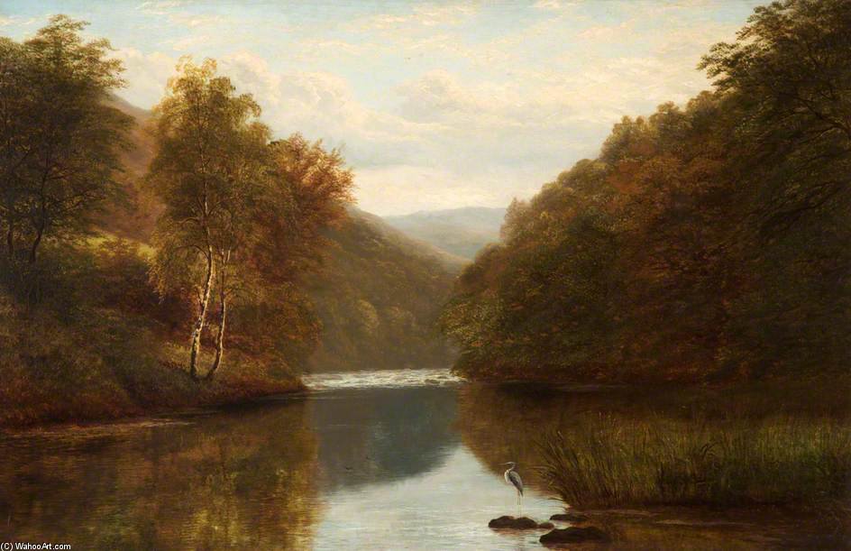 Buy Museum Art Reproductions On The Dee At Llangollen by William Mellor (1851-1931, United Kingdom) | ArtsDot.com