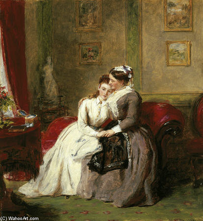 Order Art Reproductions Fear by William Powell Frith (1819-1909, United Kingdom) | ArtsDot.com