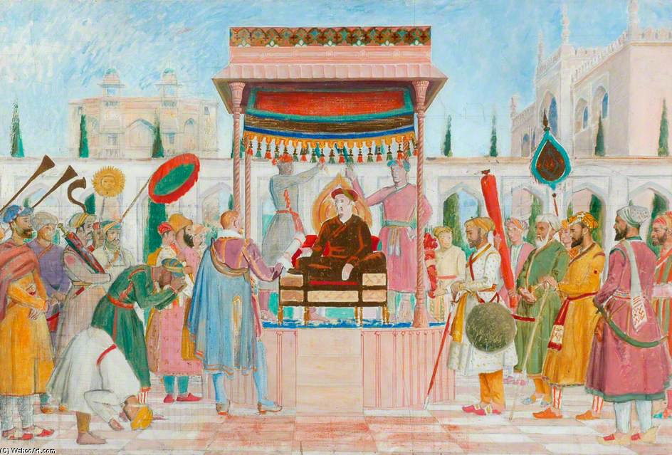 Order Art Reproductions Sir Thomas Roe`s Embassy To The Court Of Jehangir by William Rothenstein | ArtsDot.com