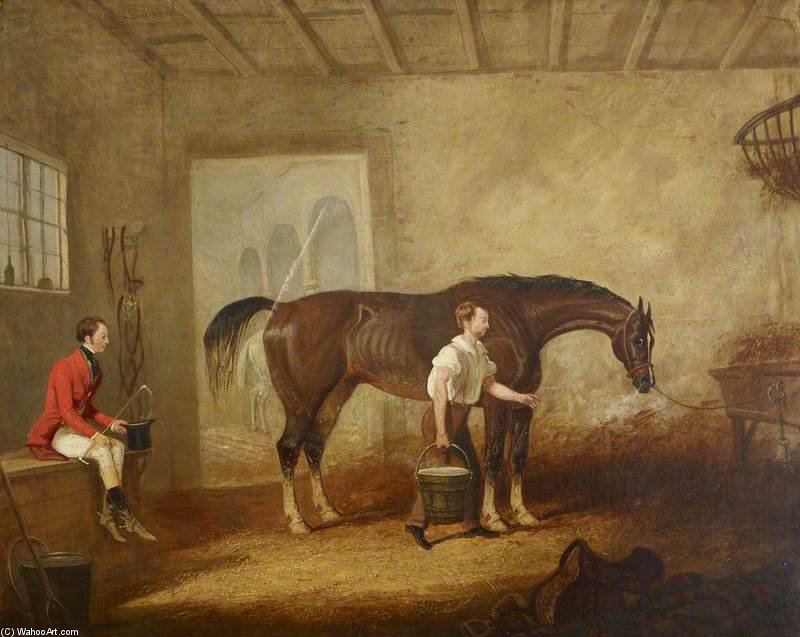 Buy Museum Art Reproductions After A Hard Ride by James Pollard (1792-1867, United Kingdom) | ArtsDot.com