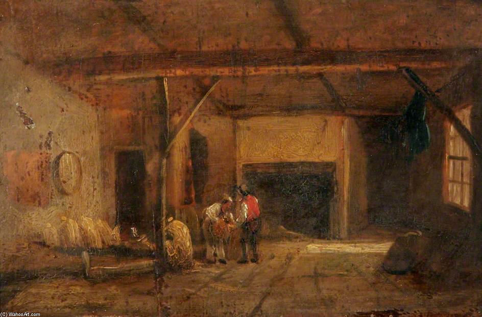 Buy Museum Art Reproductions An Interior Of An Old Bakehouse, Bank Street, Norwich by James Stark (1794-1859, United Kingdom) | ArtsDot.com