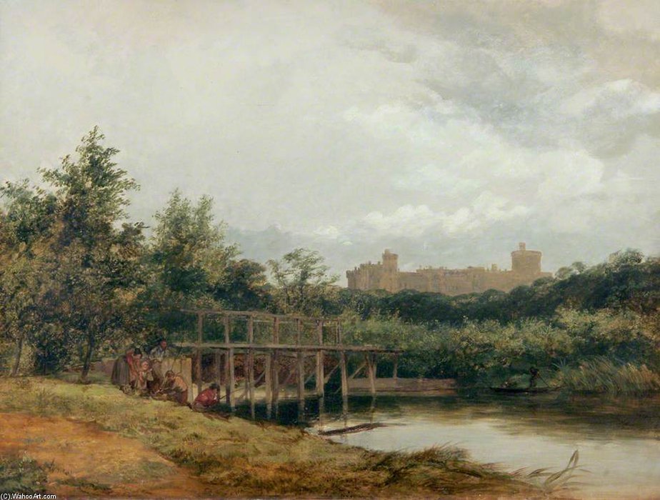 Order Art Reproductions Windsor Castle, Windsor And Maidenhead by James Stark (1794-1859, United Kingdom) | ArtsDot.com