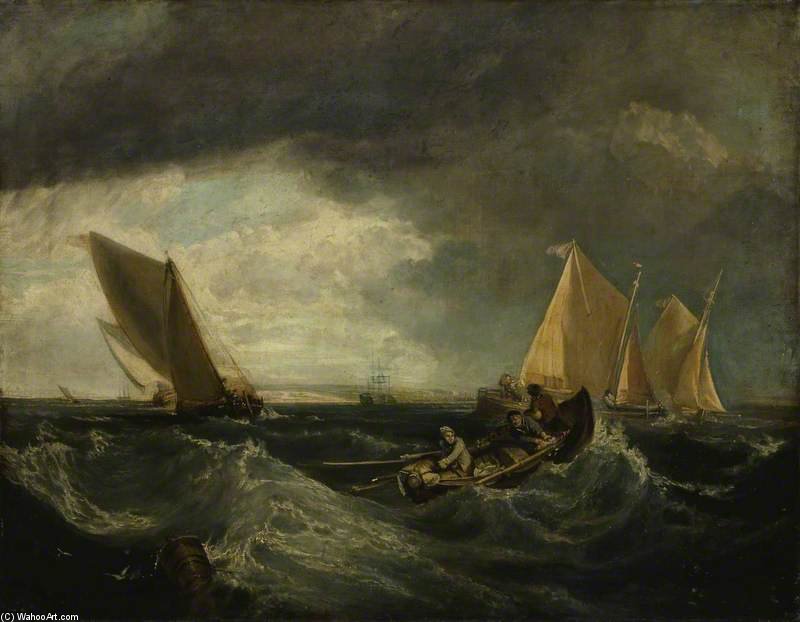 Buy Museum Art Reproductions Sheerness And The Isle Of Sheppey by Augustus Wall Callcott | ArtsDot.com