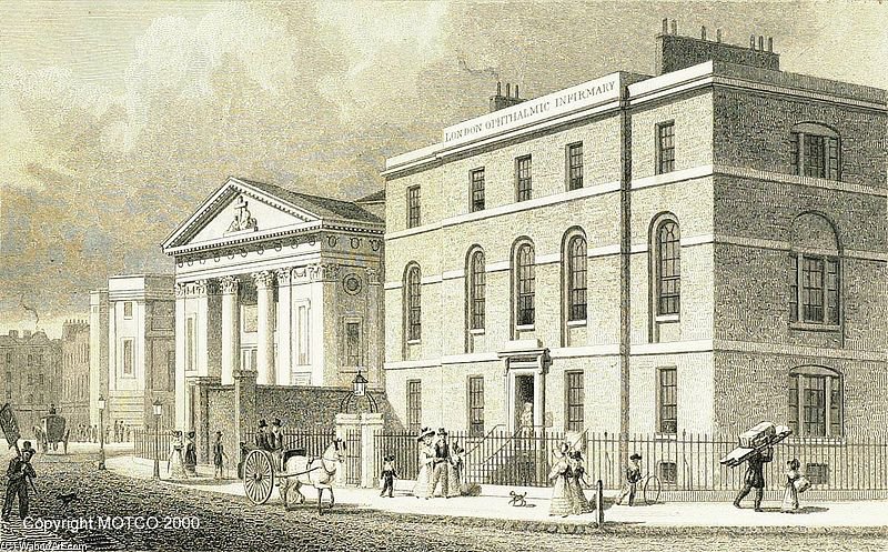 Buy Museum Art Reproductions London Ophthalmic Infirmary, Finsbury by Thomas Hosmer Shepherd (1792-1864, United Kingdom) | ArtsDot.com