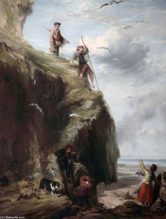 Order Artwork Replica Returning From The Haunts Of The Seafowl by William Collins (1824-1889, United Kingdom) | ArtsDot.com