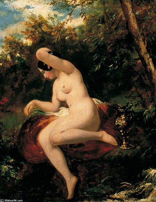 Order Artwork Replica Female Nude (magdalen) by William Etty (1787-1849, United Kingdom) | ArtsDot.com
