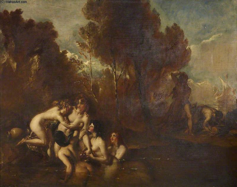 Order Oil Painting Replica Hylas And The Water Nymphs by William Etty (1787-1849, United Kingdom) | ArtsDot.com