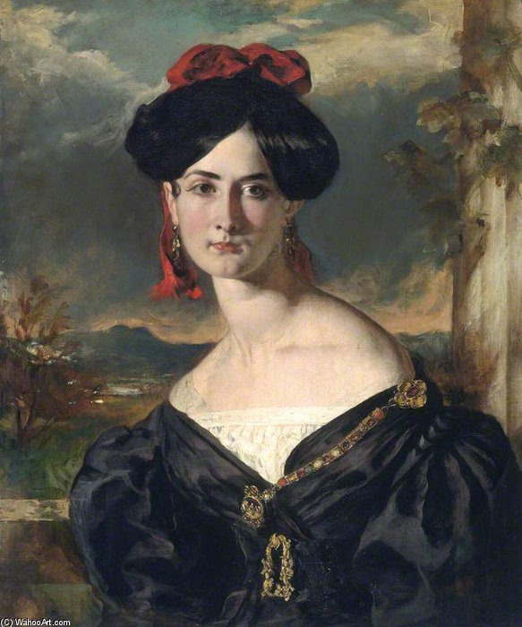 Buy Museum Art Reproductions Louisa Vaughan, Née Rolls by William Etty (1787-1849, United Kingdom) | ArtsDot.com