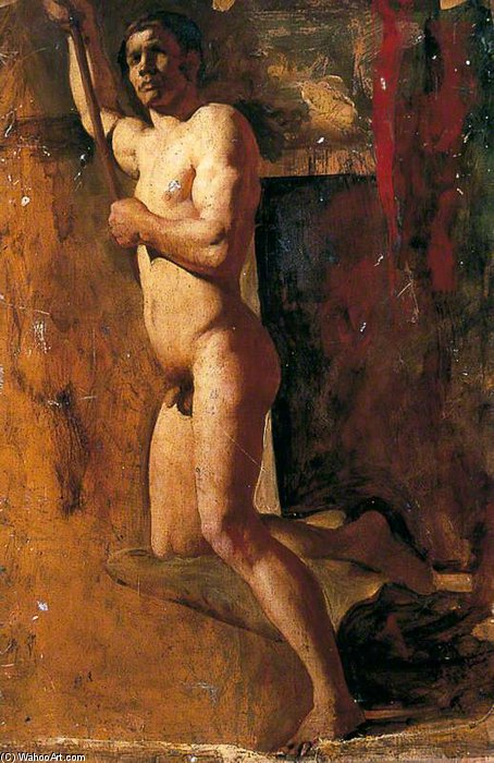 Order Art Reproductions Male Nude - by William Etty (1787-1849, United Kingdom) | ArtsDot.com