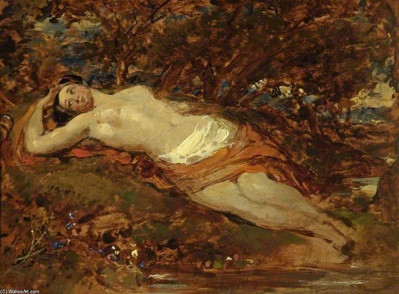 Order Oil Painting Replica Study For `reclining Nude` by William Etty (1787-1849, United Kingdom) | ArtsDot.com