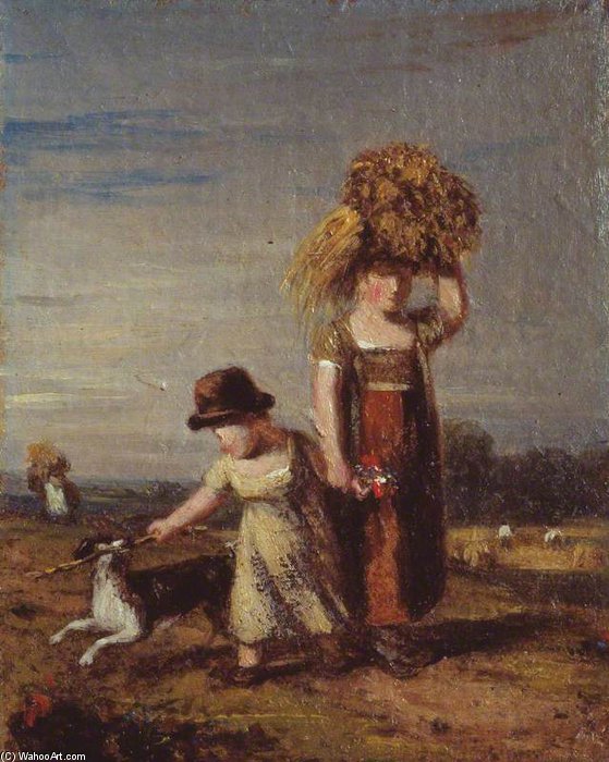 Order Oil Painting Replica The Gleaners by William Frederick Witherington (1785-1865, United Kingdom) | ArtsDot.com