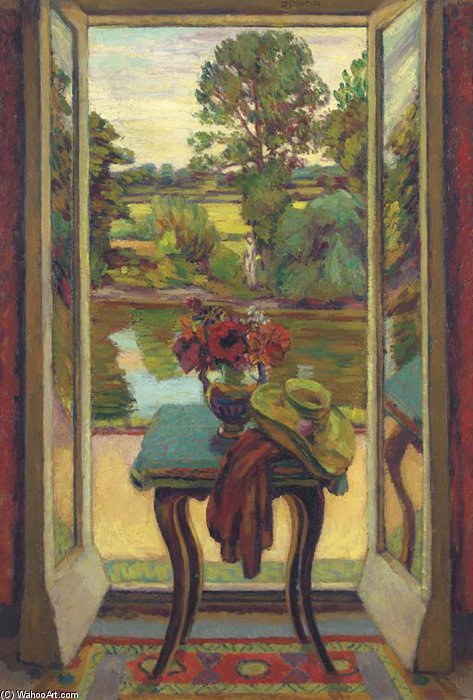 Buy Museum Art Reproductions The French Window, Charleston by Duncan Grant (Inspired By) (1885-1978, Scotland) | ArtsDot.com