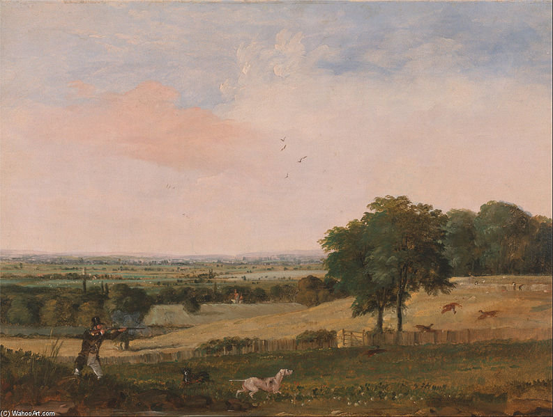 Buy Museum Art Reproductions Partridge Shooting by Edward Duncan (1803-1882, United Kingdom) | ArtsDot.com